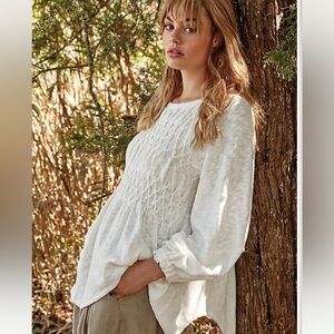Free People We The Free Snowbell Babydoll Top